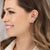Hannah Martin Turquoise Earring Set - Silver - SPS-377-378