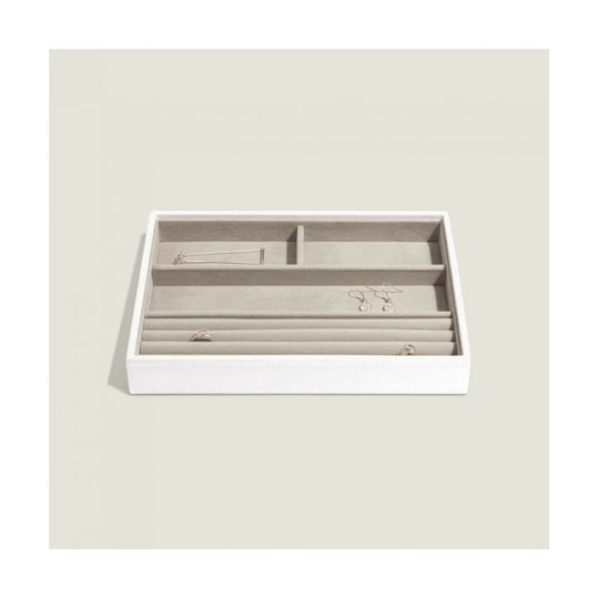 Classic Ring & Bracelet Layer - White - 70958