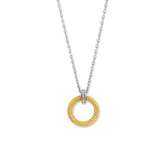Circular Bubble Pendant - Gold - 3999ZY/42