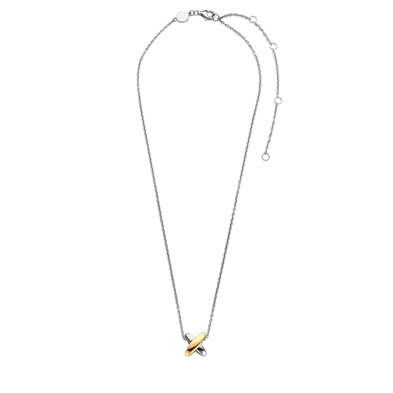 ti-sento-crossed-link-pendant-gold-silver-34003sy-42