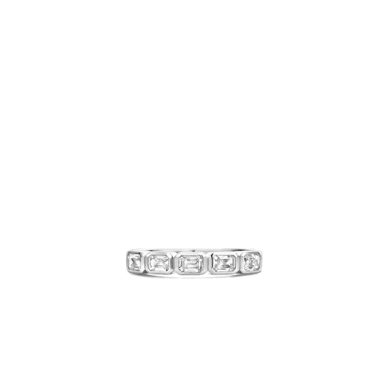 ti-sento-cubic-zirconia-5-stone-ring-size-52-silver-12274zi-52