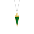 ti-sento-diamond-shaped-malachite-pendant-gold-6818ma