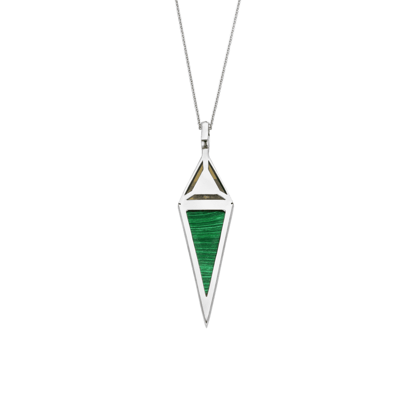 ti-sento-diamond-shaped-malachite-pendant-gold-6818ma