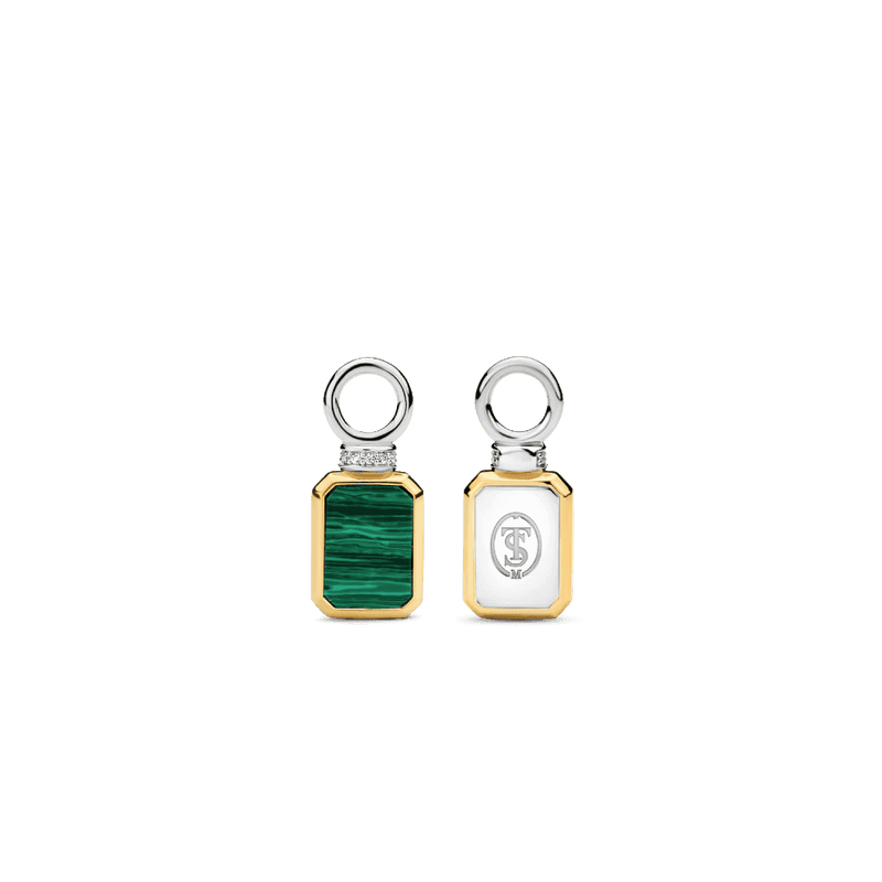 ti-sento-malachite-rectangular-earcharms-gold-9241ma