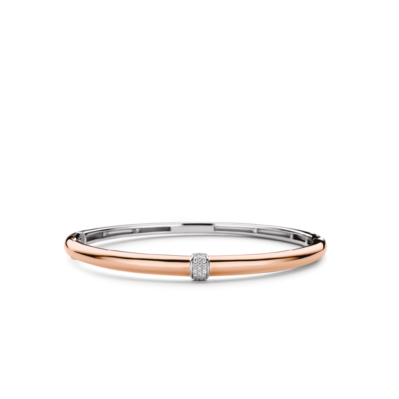 ti-sento-milano-bangle-bracelet-rose-gold-silver-2913zr