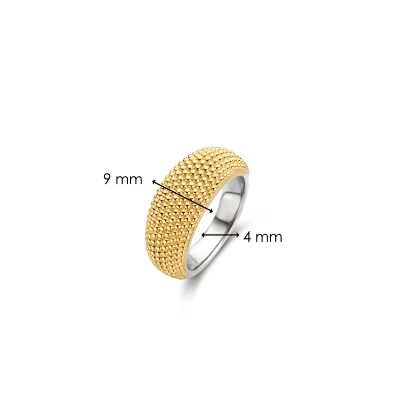 Milano Bubble Dome Ring Size 58 Gold 12277SY 58 Sarah Layton