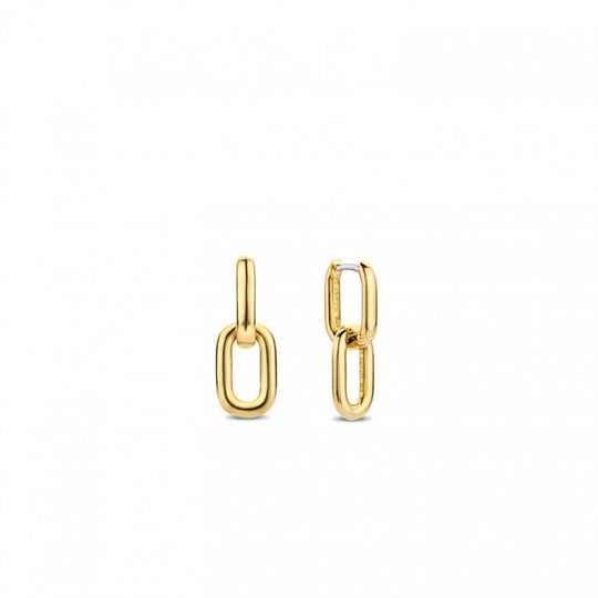 Milano Chain Link Earrings - Gold - 7831SY