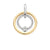 ti-sento-milano-circular-rings-pendant-silver-gold-6755zy