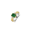 ti-sento-milano-cz-malachite-ring-size-52-gold-12242ma-52