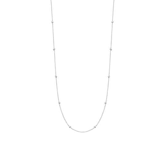 Milano CZ Necklace - Silver - 3978ZI/90