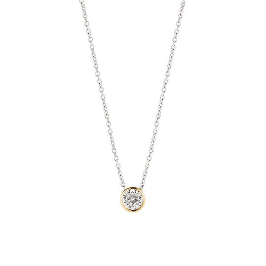 Milano CZ Pendant - Gold - 3845ZY/42