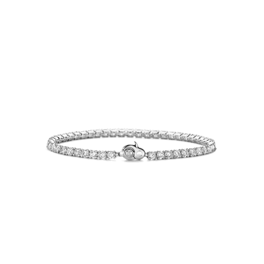 Milano CZ Tennis Bracelet - Silver - 2995ZI