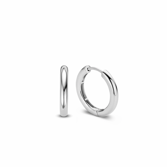 Milano Hoop Earrings - Silver - 7215SI