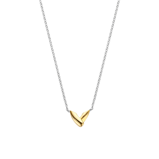 Milano Irregular Necklace - Silver/Gold - 3990SY/42