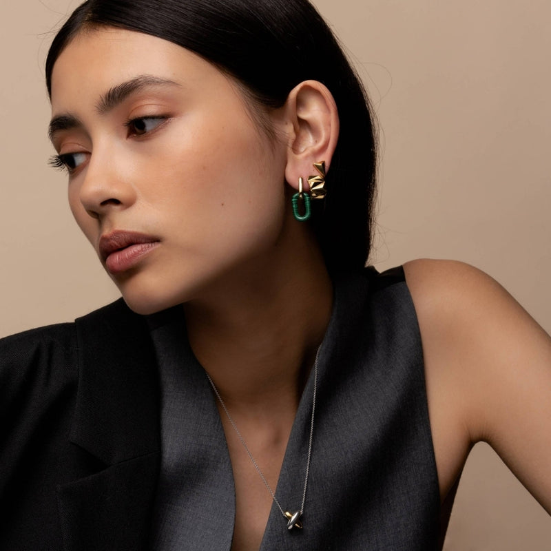 ti-sento-milano-malachite-oval-link-earrings-gold-7903ma