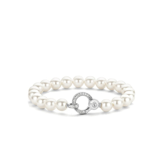 Milano Pearl Bracelet - Silver - 2865PW
