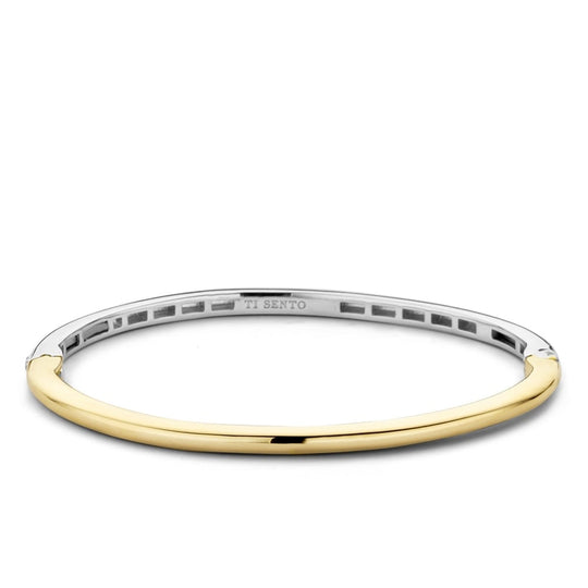 Milano Plain Bangle - Gold/Silver - 2889SY