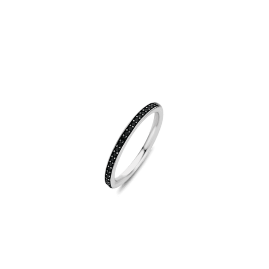 Milano Ring, Size 56 - Black - 1923ZB/56