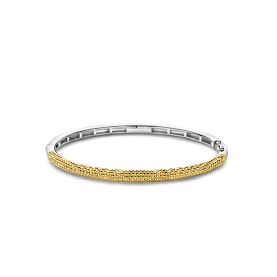 Milano Slim Bubble Bangle - Gold - 23004SY