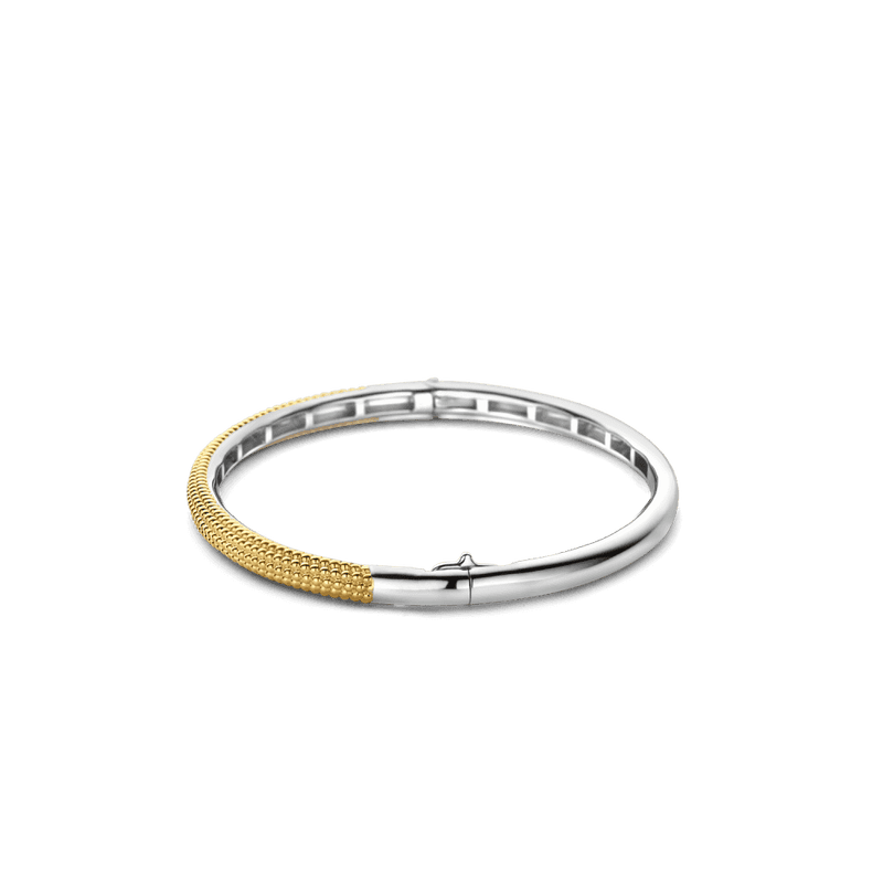 ti-sento-milano-slim-bubble-bangle-gold-23004sy