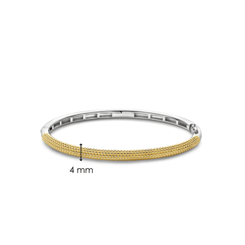 ti-sento-milano-slim-bubble-bangle-gold-23004sy