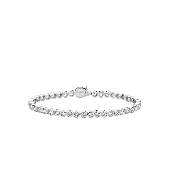 Milano Tennis Bracelet - Silver - 2842ZI