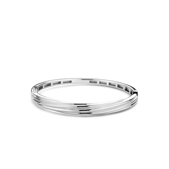 Milano Twisted Bangle - Silver - 2969SI