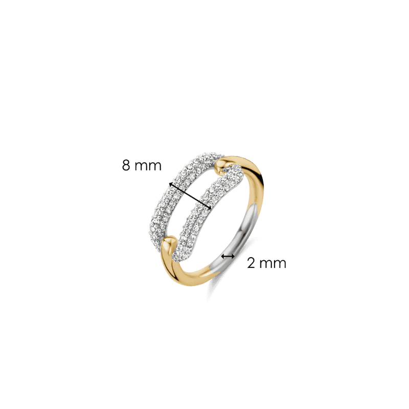 ti-sento-oval-link-cz-ring-size-54-gold-12228zy-54