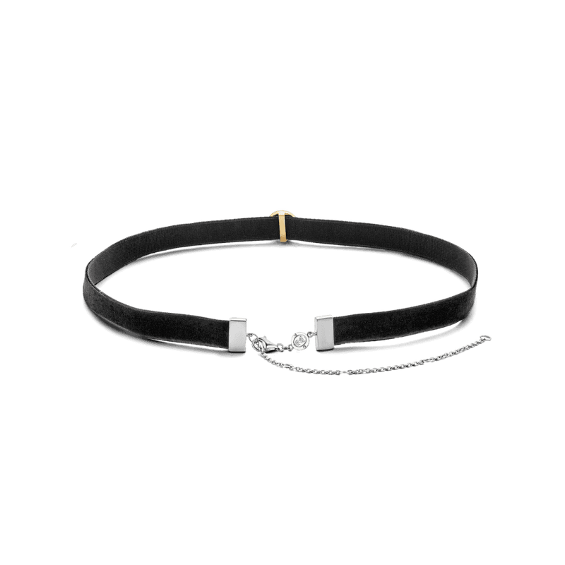 Black fabric choker deals