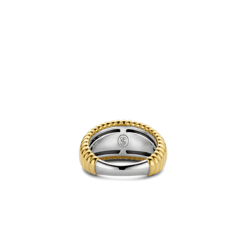 ti-sento-ribbed-dome-ring-size-58-gold-12217sy-58