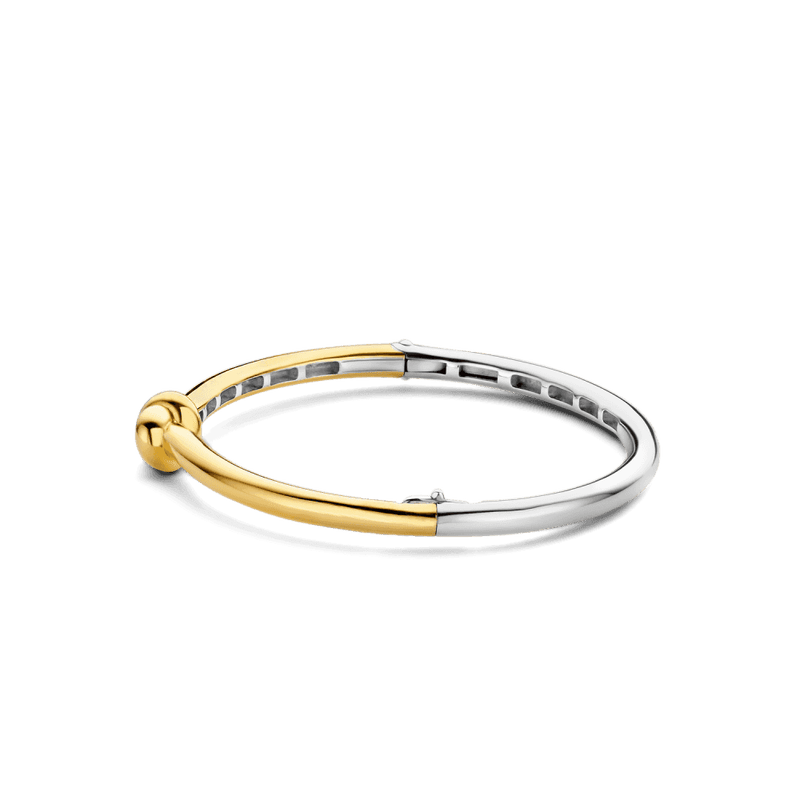 ti-sento-smooth-knot-bangle-gold-23005sy