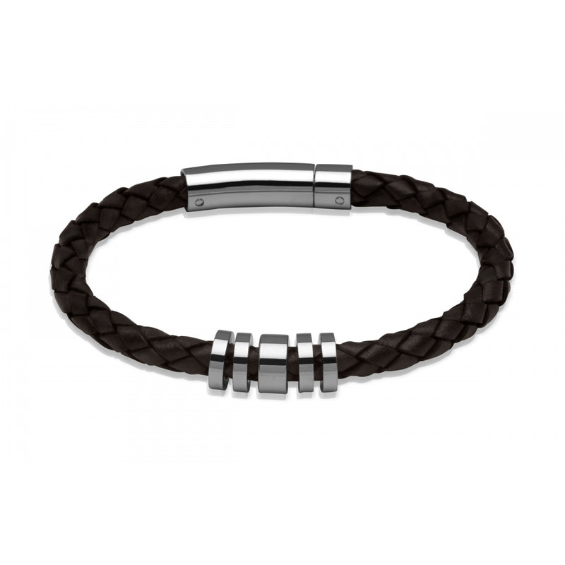 unique-leather-bracelet-dark-brown-a65db-21cm