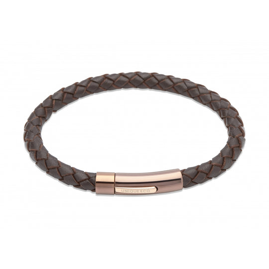 Leather Bracelet - Dark Brown - B321DB/21CM