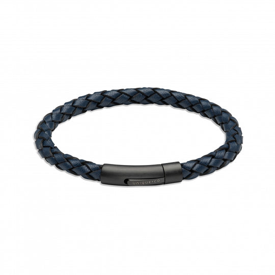 Leather Bracelet - Navy - B493NV/21