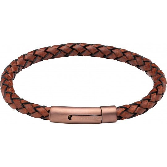 Lido Cognac Leather Bracelet - Brown - B474LC/21CM