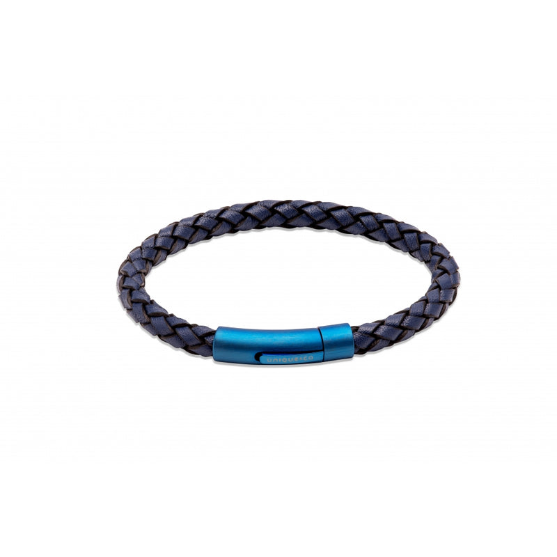 unique-navy-leather-bracelet-21cm-b451nv-21cm