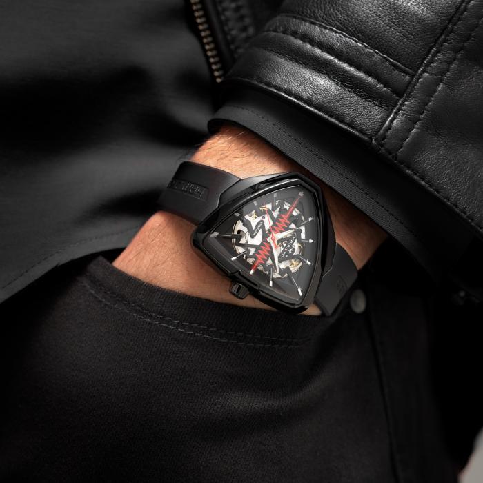 Ventura Elvis80 Skeleton Auto Watch - H24535331