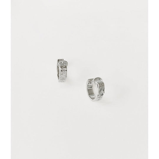 Bobby Earrings Rhodium - Silver - 62030032-W004-SM