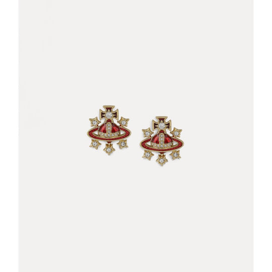 Dalila Bas Relief Earrings - Enamel - Gold - 62010217-02R373-CN