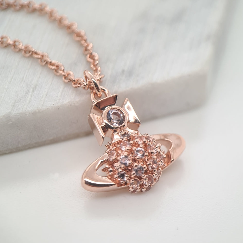 Mayfair bas relief hot sale pendant rose gold