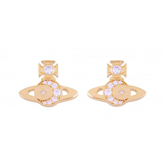 Dorina Bas Relief Earrings - Gold - 62010219-R102-SM