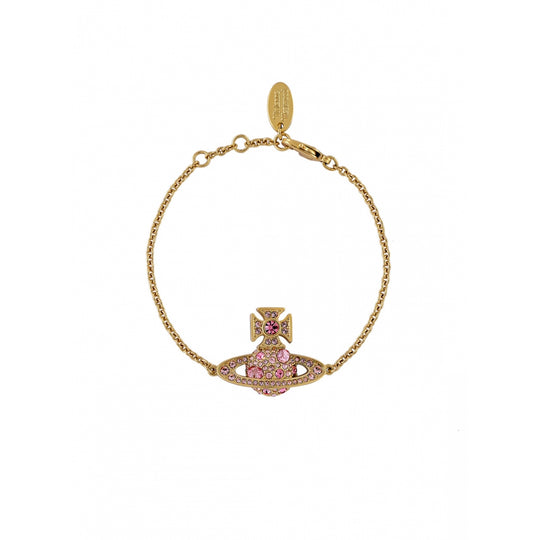 Francette Bas Relief Bracelet - Gold/Pink - 61020200-02R448-CN