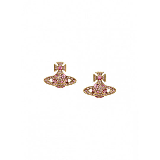 Francette Bas Relief Earrings - Gold/Pink - 62010306-02R448-CN