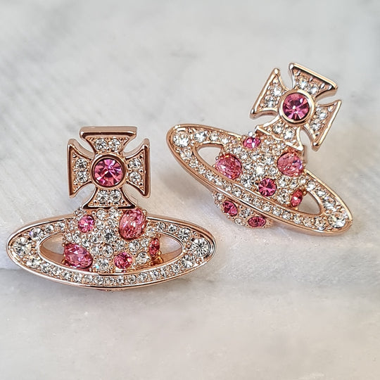 Francette Bas Relief Earrings - Rose Gold - 62010306-02G281-CN