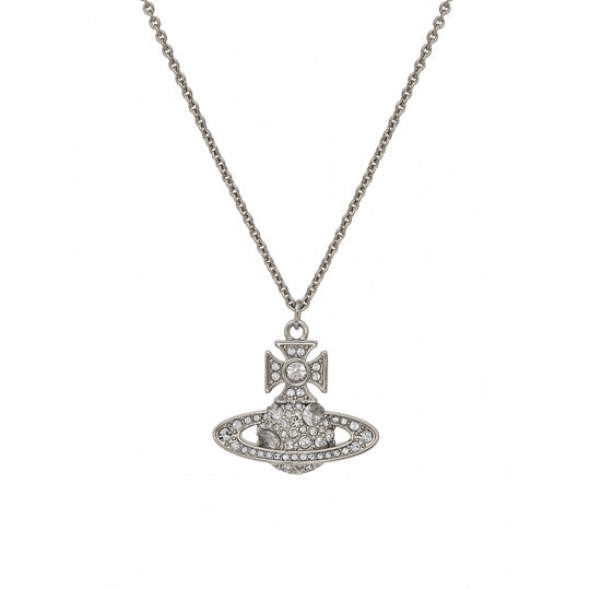 Francette Bas Relief Pendant - Silver - 63020372-02P201-CN