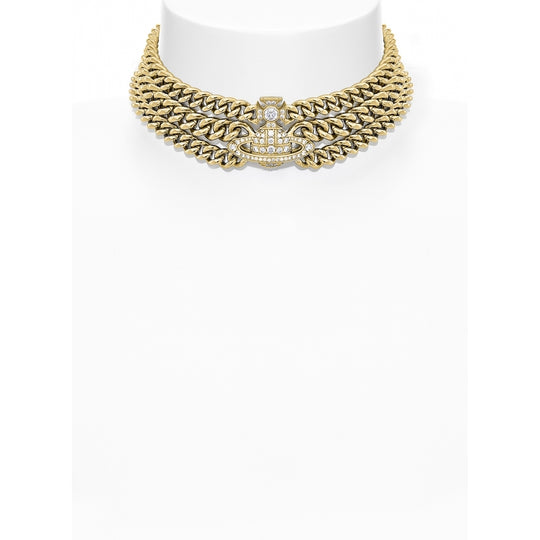Graziella Chain Choker - Gold - 63030022-02R102-IM-W1