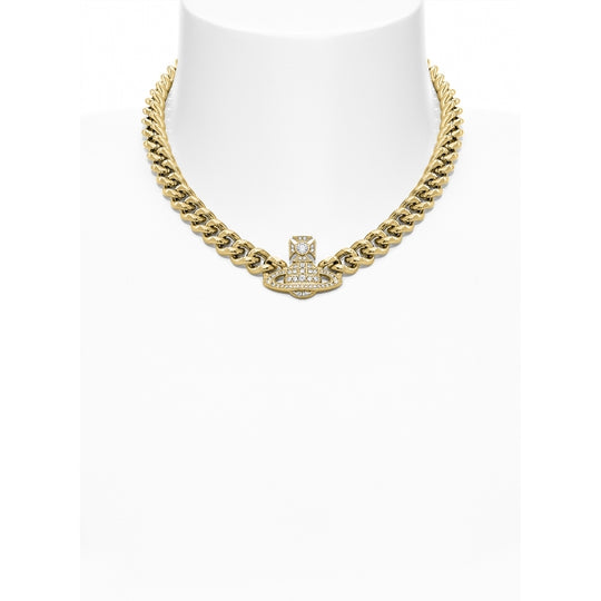 Graziella Small Chain Choker - Gold - 63030023-02R102-IM-W1
