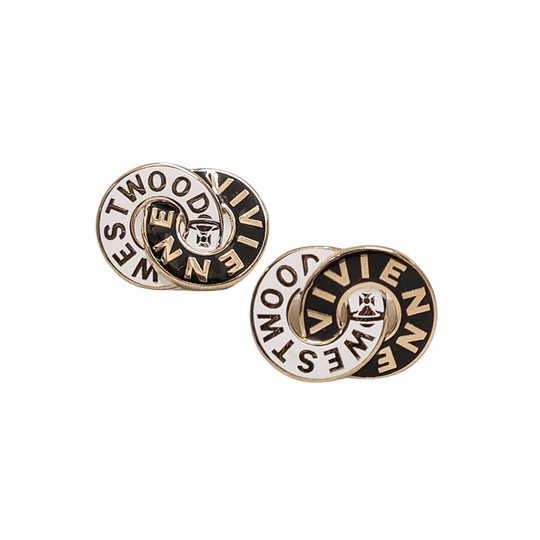 Ilaria Earrings - Gold/Black/White -  62010314-02R133-IM