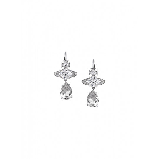 Ismene Drop Earrings - Silver - 62020110-02P102-IM