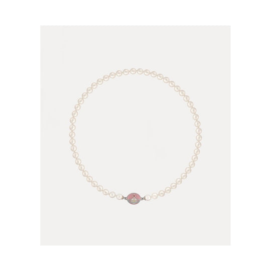 Loelia Choker Necklace Small - Rhodium - 63030020-02W409-IM-W1